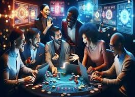 Pemain menikmati game Live Casino dengan dealer langsung di tohir78